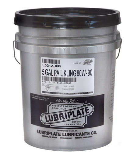 LUBRIPLATE KLING GEAR SAE 80W-90 L0212-035 (35 Lb Pail)